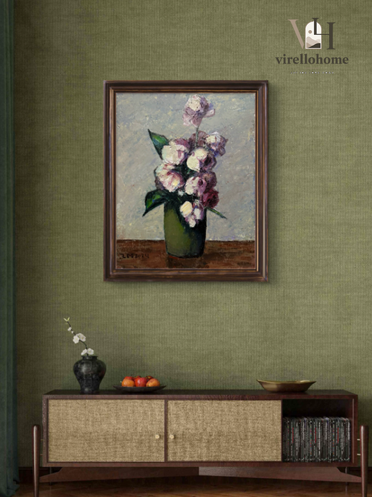 Crimson Rose Romance Oil Painting