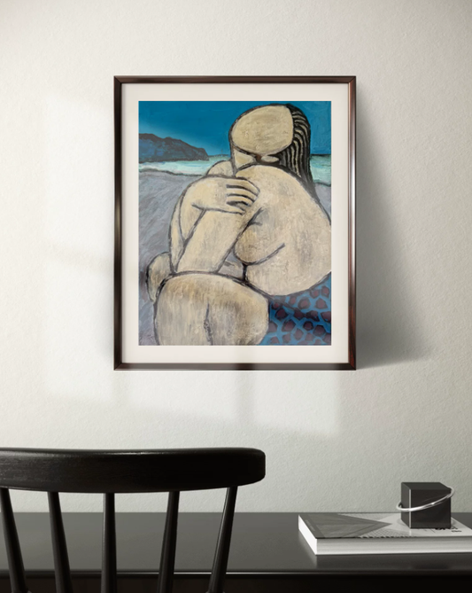 Ocean Contemplation Abstract Seascape
