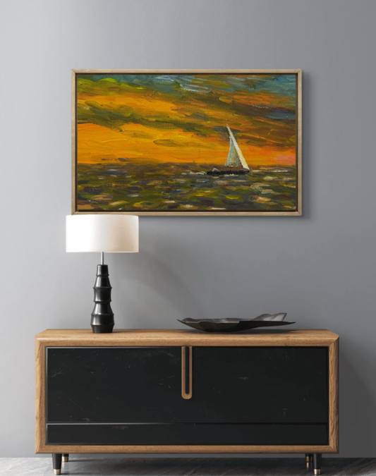 Sailing Fortune Prosperity Landscape