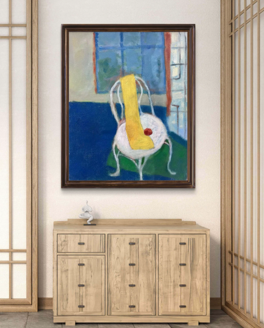 Solitude Chair Conceptual Oil Canvas