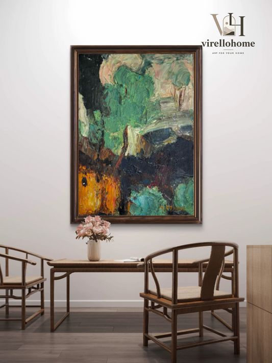 Nature Pulse Contemporary Abstract Landscape