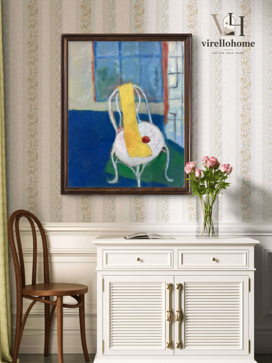 Solitude Chair Conceptual Oil Canvas