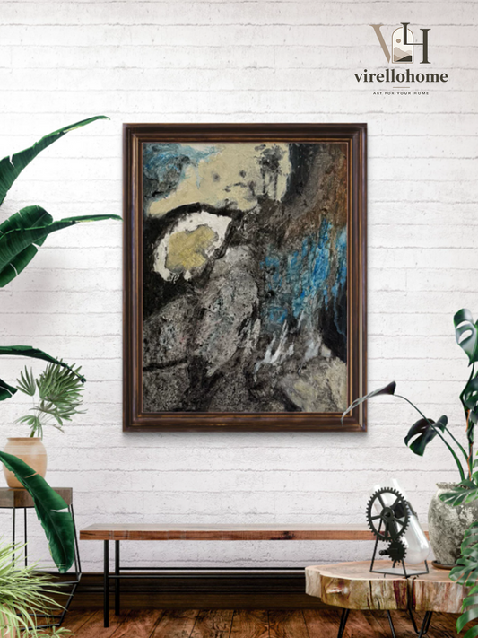 Deep Texture Noir Abstract Expression