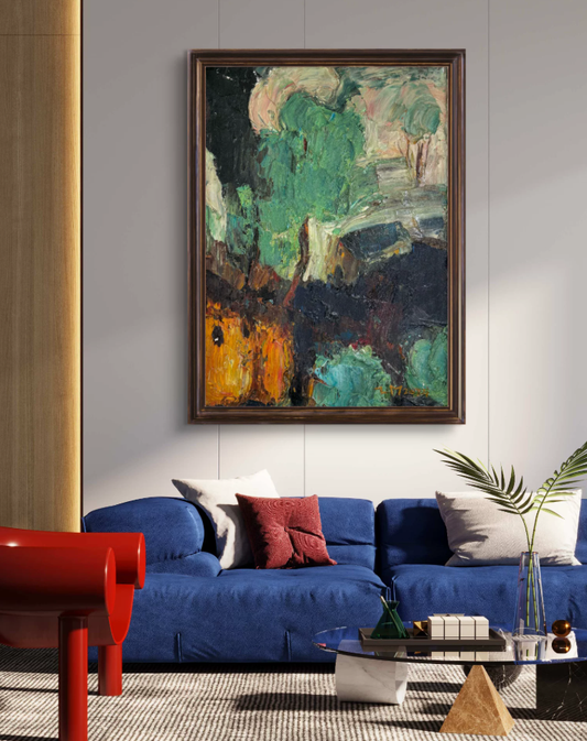 Nature Pulse Contemporary Abstract Landscape